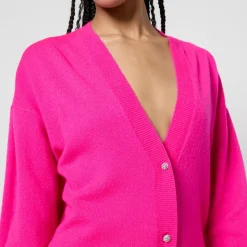 Co-Ord Sets|Knitwear|Good American Stine Goya Suanne Embellished Merino Wool-Blend Cardigan - S