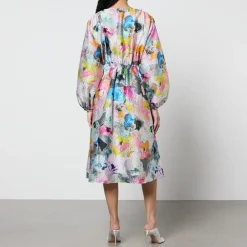 Dresses|Dresses|Cras Stine Goya Veroma Floral-Print Jersey Midi Dress - XS
