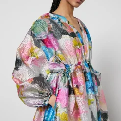 Dresses|Dresses|Cras Stine Goya Veroma Floral-Print Jersey Midi Dress - XS