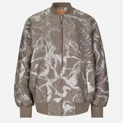 Jackets|Coats|Stine Goya Volominous Brocade Bomber Jacket - M