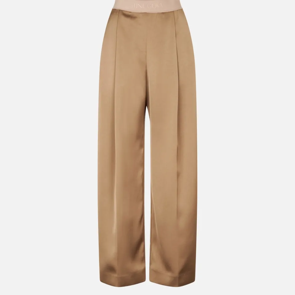 Trousers|Dr. Martens Stine Goya Wide Leg Long Satin Trousers - XS