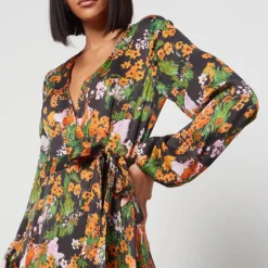 Dresses|Dresses|Marant Etoile Stine Goya Women's Rania Midi Dress - Artist Canvas At Night - S