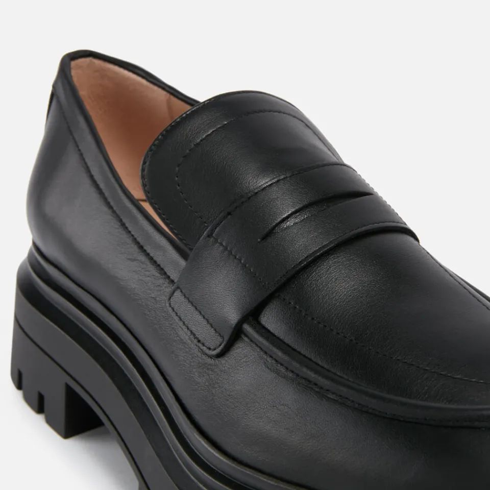 Loafers|Tory Burch Stuart Weitzman Bedford Leather Loafers - UK 7
