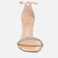 Heels|Sandals & Slides|Coach Stuart Weitzman Nudistcurve 100 Leather Heeled Sandals - UK 7