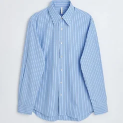Shirts|Shirts|NN.07 Sunflower Base Cotton-Poplin Striped Shirt - M