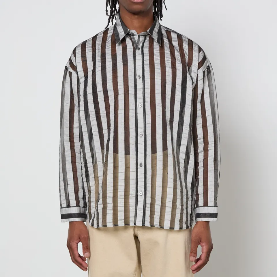 Shirts|Shirts|Dr. Martens Sunflower Men's Stable Long Sleeved Shirt - Grey Stripe - S