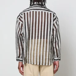 Shirts|Shirts|Dr. Martens Sunflower Men's Stable Long Sleeved Shirt - Grey Stripe - S