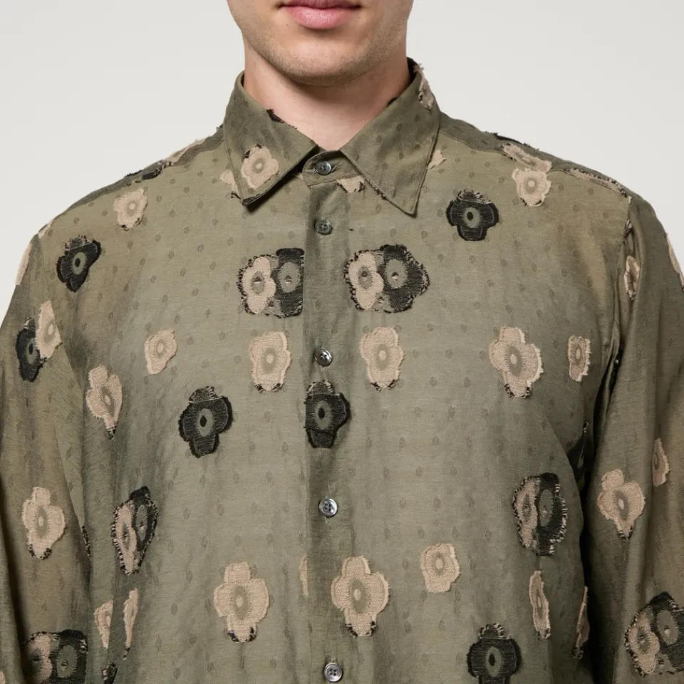 Shirts|Shirts|Dr. Martens Sunflower Please Fil-Coupé Cotton Shirt - S