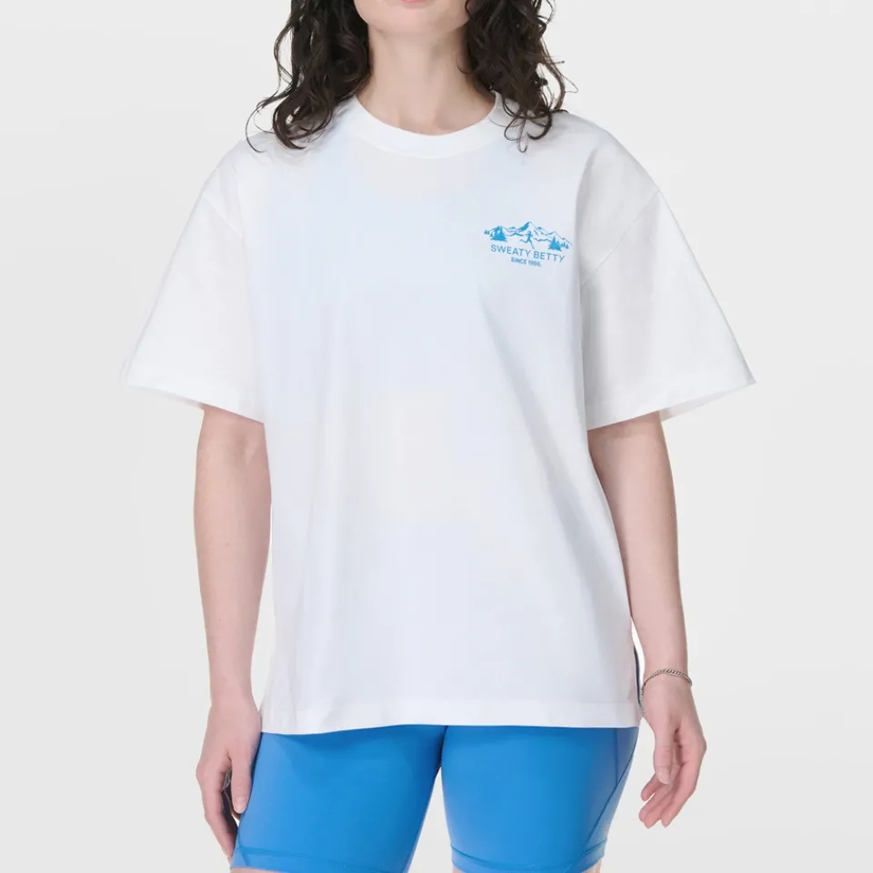 Sportswear|Loungewear|Urban Apothecary Sweaty Betty Explore More Organic Cotton-Jersey T-Shirt - XS