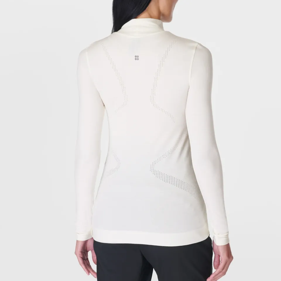 Sportswear|Knitwear|Dr. Martens Sweaty Betty Lumi Turtle Neck Stretch-Jersey Top - XS
