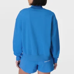 Sportswear|Loungewear|Sweaty Betty Revive Cotton-Blend Half-Zip Jumper - S-M