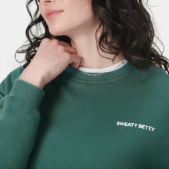 Sportswear|Loungewear|Rotate Sunday Sweaty Betty Revive Loopback Cotton-Jersey Sweatshirt - S-M