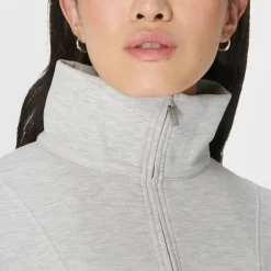 Sportswear|Loungewear|Sweaty Betty Sand Wash Funnel Neck Half-Zip Jumper - XS