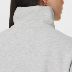 Sportswear|Loungewear|Sweaty Betty Sand Wash Funnel Neck Half-Zip Jumper - XS