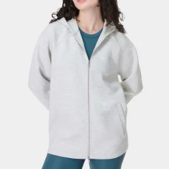 Loungewear|Sweatshirts|Rotate Sunday Sweaty Betty Wind Down Jersey Zipped Hoodie - XS