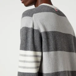 Knitwear|Dr. Martens Thom Browne 4 Bar Striped Merino Wool Jumper - 1/S