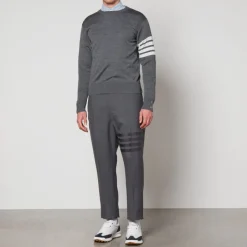 Knitwear|Maison Kitsuné Thom Browne Crewneck Wool Jumper - 1/S