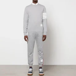 Sweatshirts|Thom Browne Men's 4-Bar Classic Sweatshirt - Light Grey - 1/S
