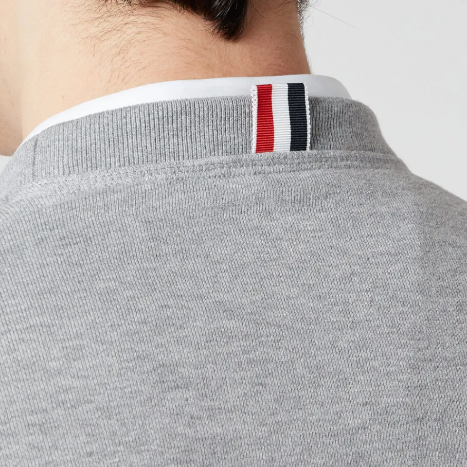 Sweatshirts|Thom Browne Men's 4-Bar Classic Sweatshirt - Light Grey - 1/S