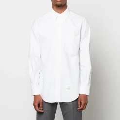 Shirts|Shirts|Thom Browne Men's Classic Fit Oxford Shirt - White - 5/XXL