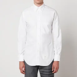 Shirts|Shirts|Thom Browne Oxford-Cotton Shirt - 2/M