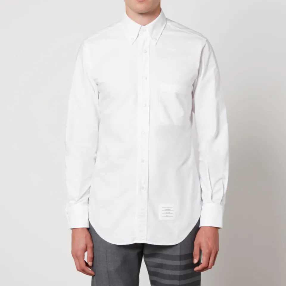 Shirts|Shirts|Thom Browne Oxford-Cotton Shirt - 2/M