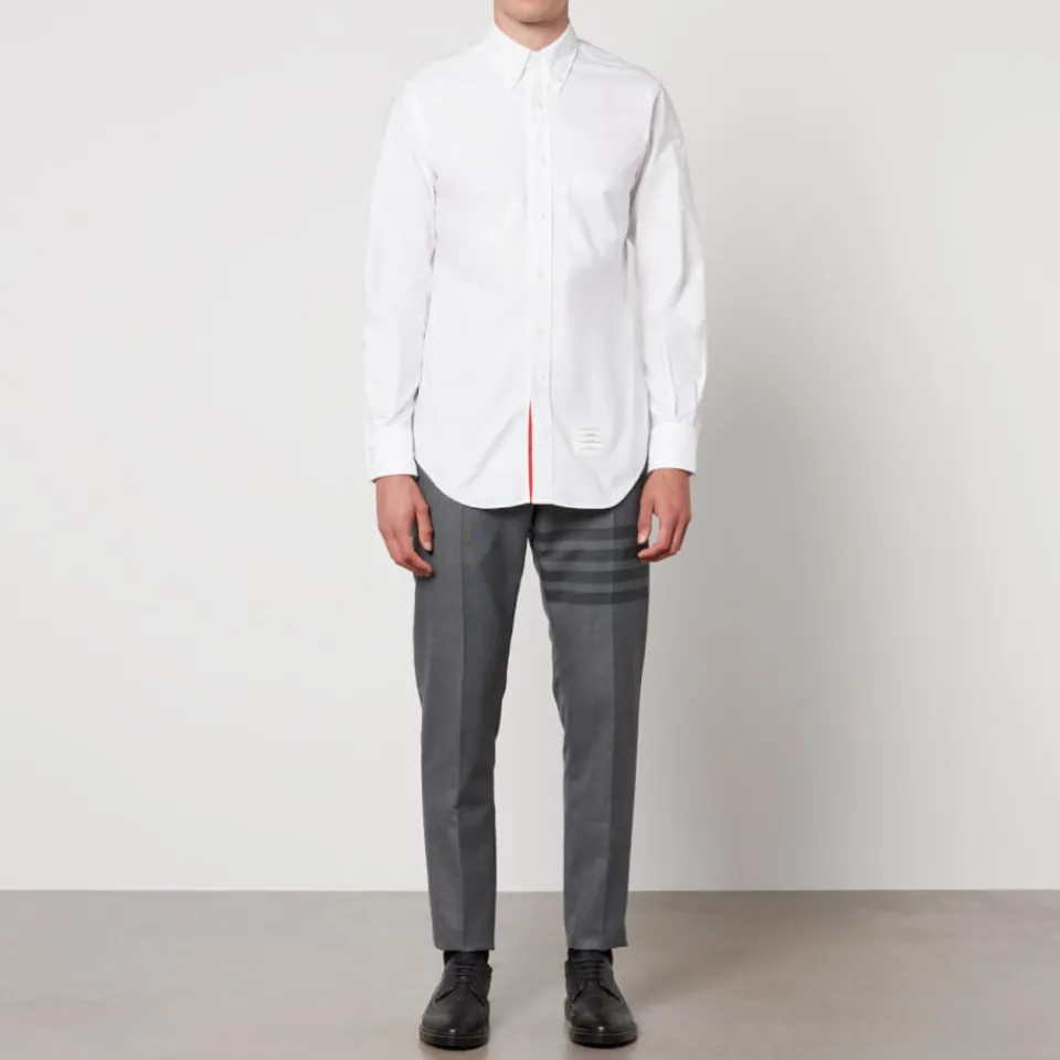 Shirts|Shirts|Thom Browne Oxford-Cotton Shirt - 2/M