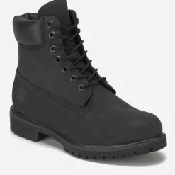 Boots|NN.07 Timberland Men's 6 Inch Premium Waterproof Boots - Black - UK 7