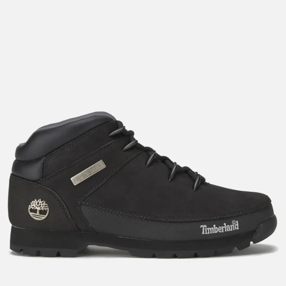 Boots|Dr. Martens Timberland Men's Euro Sprint Leather Hiker Boots - Black - UK 8