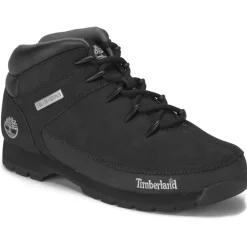 Boots|Dr. Martens Timberland Men's Euro Sprint Leather Hiker Boots - Black - UK 8
