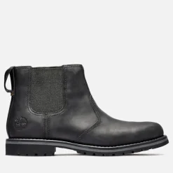 Boots|Dr. Martens Timberland Men's Larchmont Leather Chelsea Boots - Black - UK 7