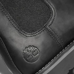Boots|Dr. Martens Timberland Men's Larchmont Leather Chelsea Boots - Black - UK 7
