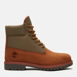 Boots|Timberland Men's Premium 6 Inch Workwear II Nubuck Boots - UK 7