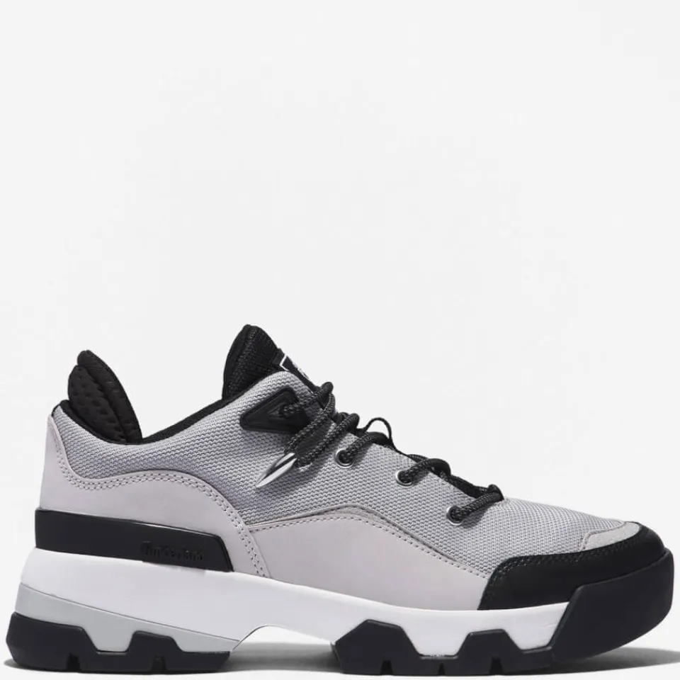 Trainers|Dr. Martens Timberland Women's Euro Swift F/L Low Nubuck Trainers - Light Grey - UK 5