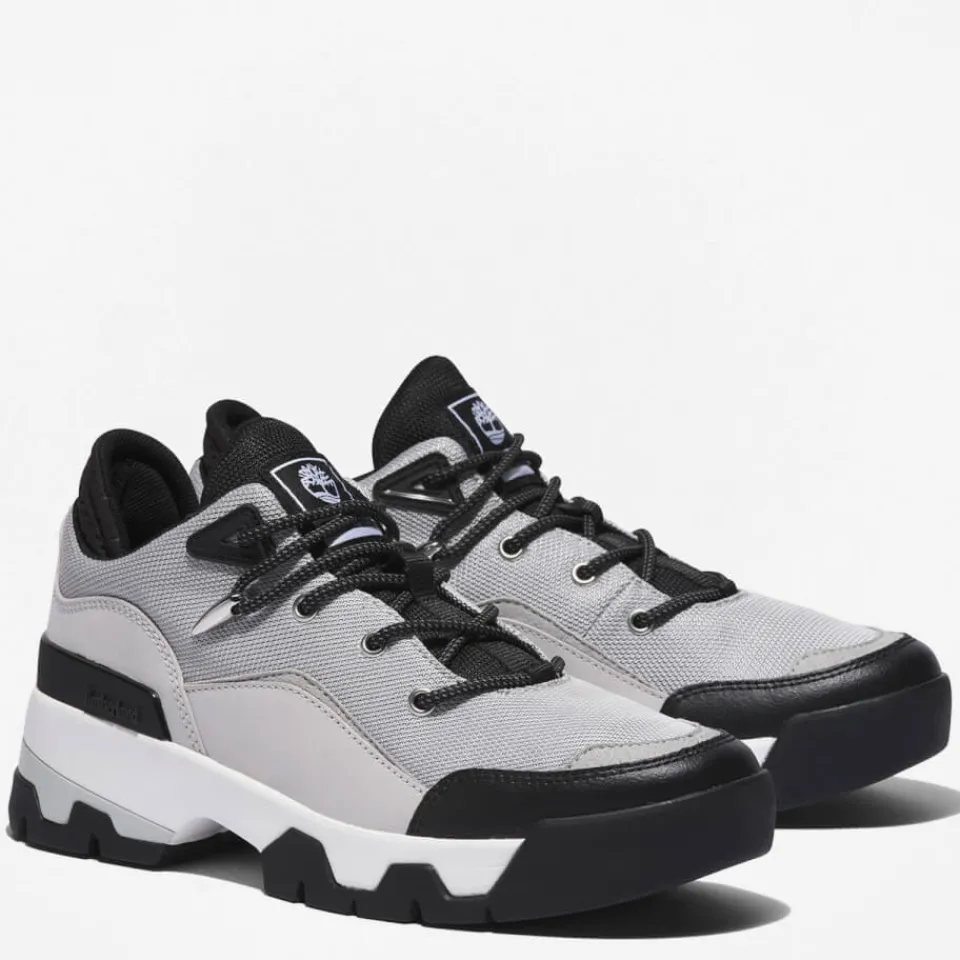 Trainers|Dr. Martens Timberland Women's Euro Swift F/L Low Nubuck Trainers - Light Grey - UK 5