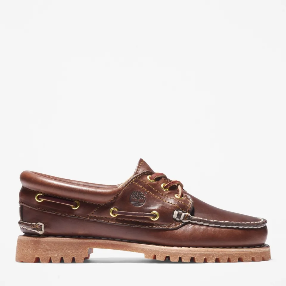 Flats|Timberland Women's Noreen Leather Boat Shoes - UK 4