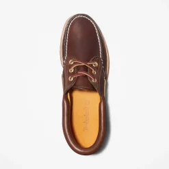 Flats|Timberland Women's Noreen Leather Boat Shoes - UK 4