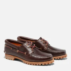 Flats|Timberland Women's Noreen Leather Boat Shoes - UK 4