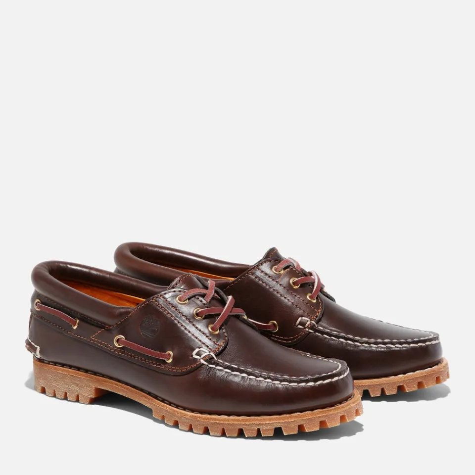 Flats|Timberland Women's Noreen Leather Boat Shoes - UK 4