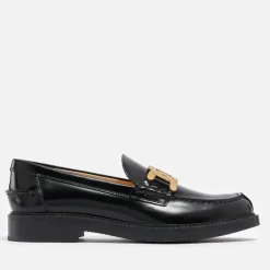 Loafers|Flats|Tod's Women's Chain-Detailed Leather Loafers - UK 4