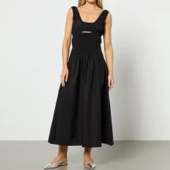 Dresses|Dresses|Dr. Martens Toit Volant Bella Shirred Cotton Midi Dress - M/L