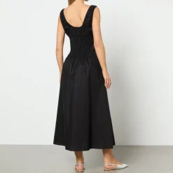 Dresses|Dresses|Dr. Martens Toit Volant Bella Shirred Cotton Midi Dress - M/L