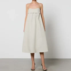 Dresses|Dresses|Toit Volant Verona 3.0 Cotton-Twill Midi Dress - XL