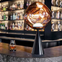 Bedroom|Lighting|Dr. Martens Tom Dixon Melt Cone Fat Table Lamp LED - Copper