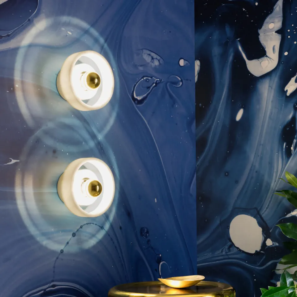 Lighting|Decorative Accessories|Dr. Martens Tom Dixon Stone LED Wall Light - Marble