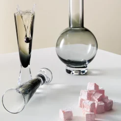 Dining|Dr. Martens Tom Dixon Tank Champagne Glasses - Black