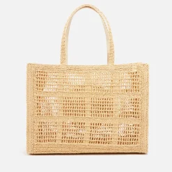 Holiday Bags|Dr. Martens Tory Burch Ella Crocheted Straw Tote Bag