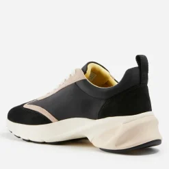Trainers|Stuart Weitzman Tory Burch Good Luck Nylon and Suede Running-Style Trainers - UK 3