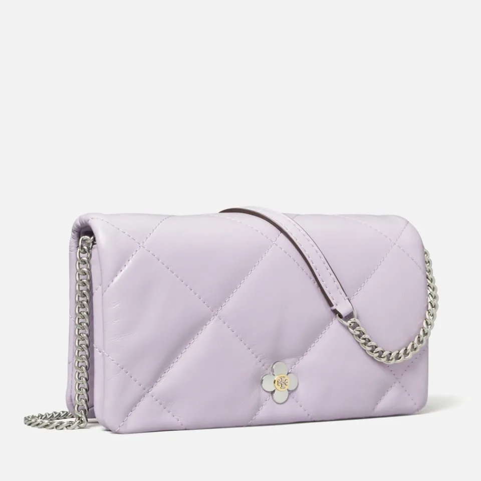 Bags|Dr. Martens Tory Burch Kira Clover Diamond-Quilted Leather Chain Wallet