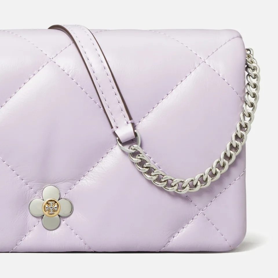 Bags|Dr. Martens Tory Burch Kira Clover Diamond-Quilted Leather Chain Wallet